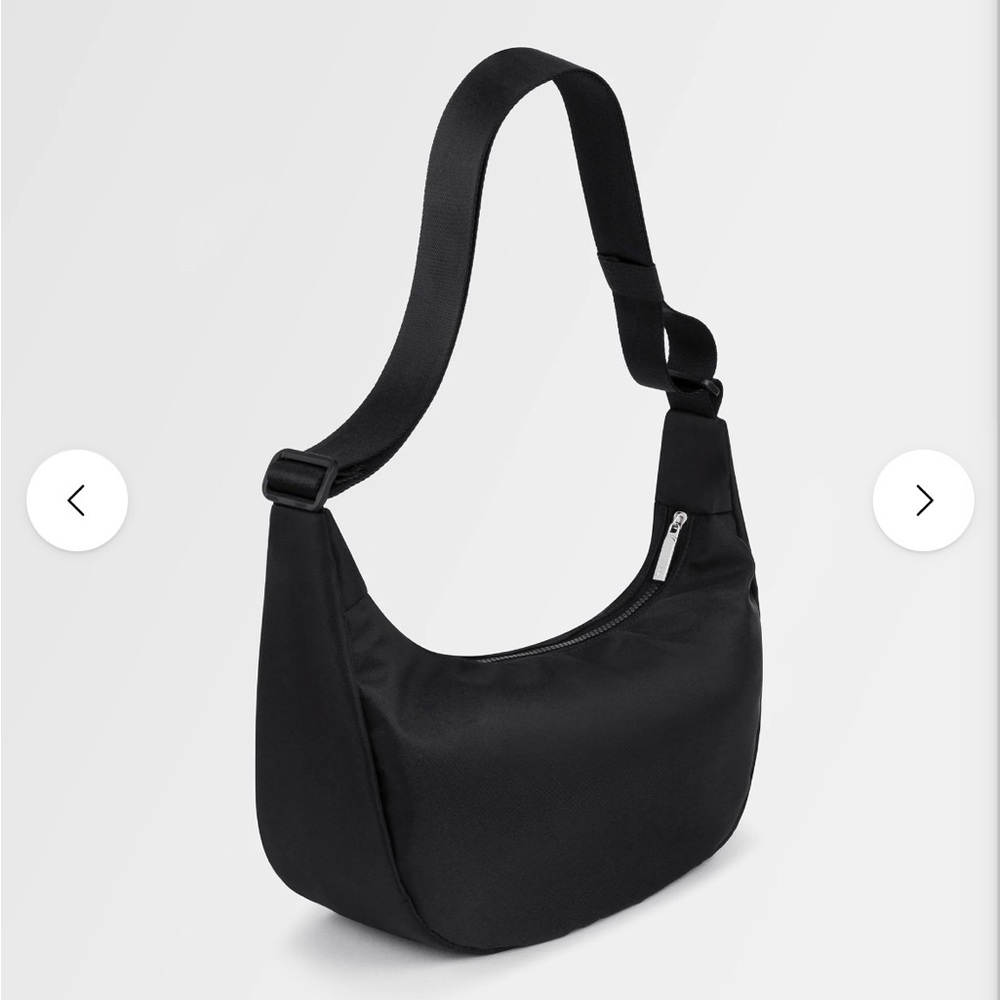 Fablou Luna Black Crossbody Bag with Adjustable Strap